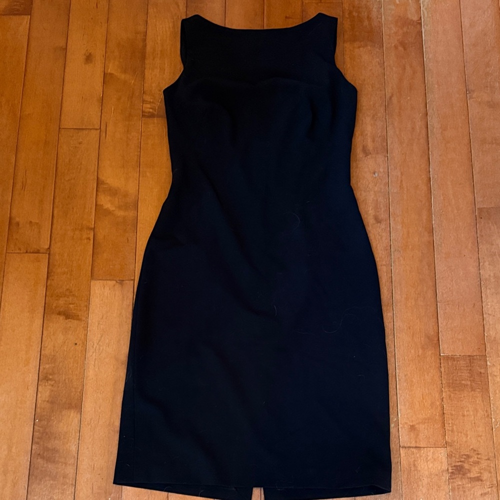 Theiry Betty black slim sheath dress 10